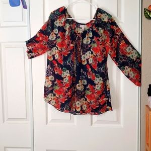 3/4 sleeve blouse